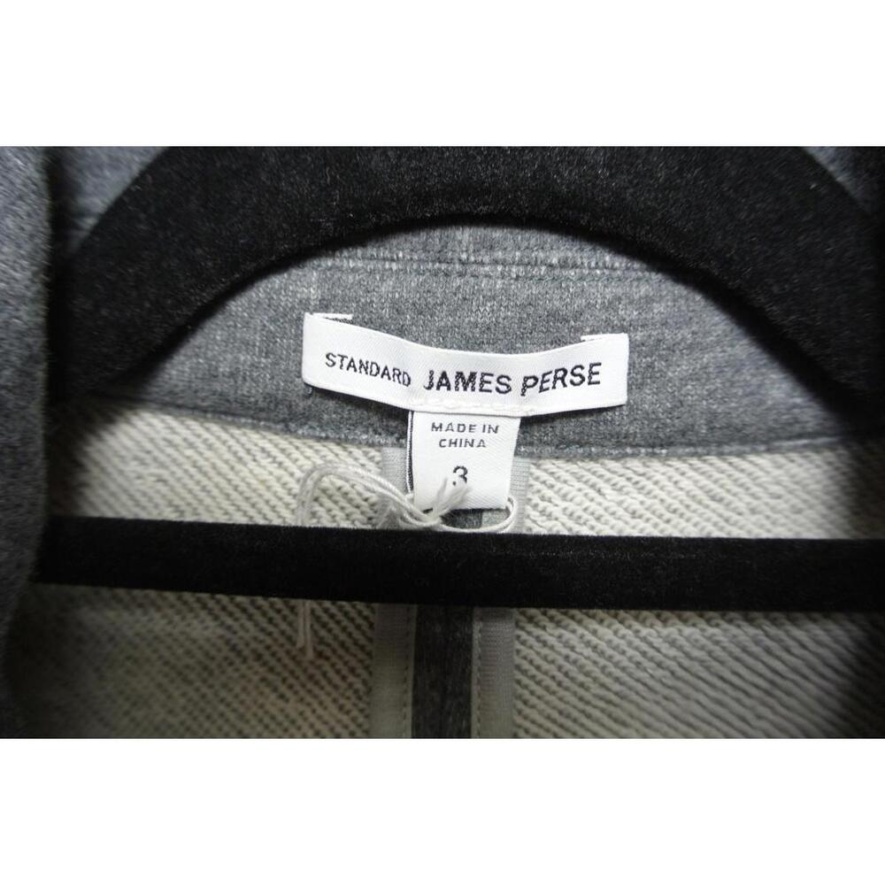 NEW, James Perse Military Fleece Jacket in Gray - Size 3 US M #SJ2142 - Picture 4 of 5